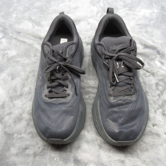 Hoka Running Shoes Mens 12‎ D Black Bondi 8 Low Top Chunky Lightweight Lace-Up main image 12